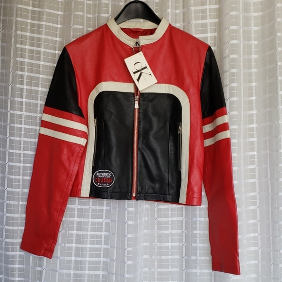 Calvin Klein Jackets & Blazers - Calvin Klein vintage leather jacket